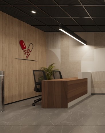 Contemporary Reception Area